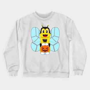 Bee Halloween Pumpkin Crewneck Sweatshirt